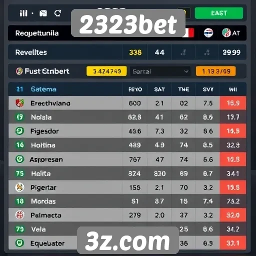 2323bet: últimos resultados e estatísticas de jogos